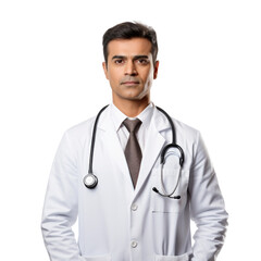 Fototapeta premium Professional medical specialist consultant doctor in white background