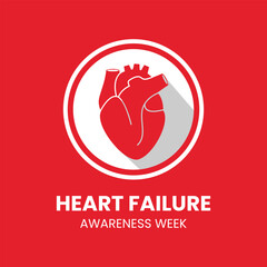 Vector graphic of Heart Failure Awareness Week