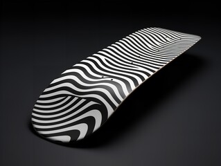 Trendy Skateboard Deck Mockup for Sports and Lifestyle - AI Generated