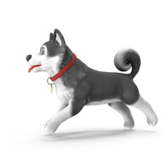 Siberian Husky 3D Modeling PNG File - Realistic Pet Dog