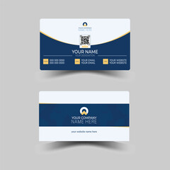 Corporate, creative, minimal buesiness card design template, Editable