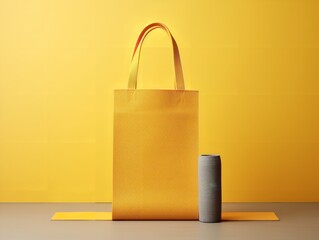 Tranquil Yoga Mat Mockup for Wellness and Fitness - AI Generated