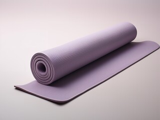 Tranquil Yoga Mat Mockup for Wellness and Fitness - AI Generated