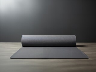 Tranquil Yoga Mat Mockup for Wellness and Fitness - AI Generated