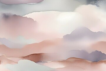Patel watercolor clouds painting texture, dynamic waves background. generative ai.