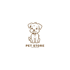logo icon pet store vector design