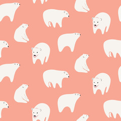 CUTE ANIMAL PATTERN DESIGN.  CUTE ANIMAL SEAMLESS PATTERN