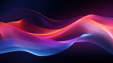 Colorful abstract background with smooth gradient waves