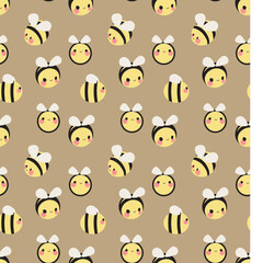 CUTE ANIMAL PATTERN DESIGN.  CUTE ANIMAL SEAMLESS PATTERN