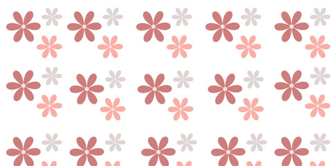 Trendy floral seamless pattern collection. Colorful pastel color groovy artwork bundle, y2k nature backgrounds with spring plants. 