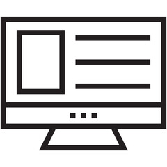Online Article Vector Icon
