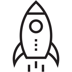 Rocket Vector Icon