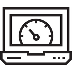 Website Speed Vector Icon