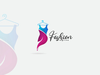 Girl clothing logo. Female. Clothing business. Beauty. Girl fashion boutique logo design. Fashion dress. Dress Shop. Premium and colorful logo template