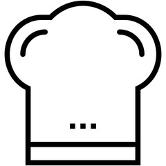 Chef Hat  Vector Icon
