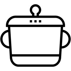 Cooking Pan Vector Icon