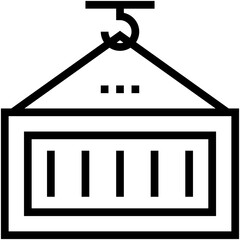Cargo Container Vector Icon
