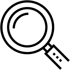 Magnifier Vector Icon