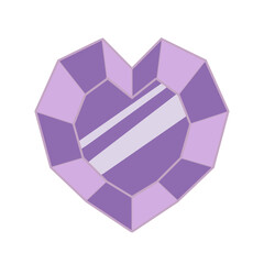 purple heart diamond