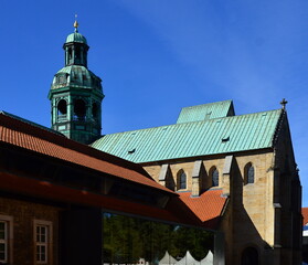 Historical Cathedral in the Old Town of Hildesheim, Lower Saxony