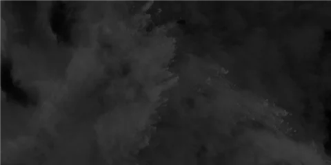 Foto op Aluminium Black background of smoke vape,realistic illustration,transparent smoke fog effect,gray rain cloud,vector cloud texture overlays,mist or smoglens flare. cumulus clouds,realistic fog or mist.  © vector queen