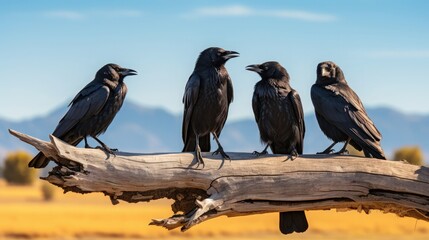Blog Post Image of Birds of Black Birds in New Mexico 