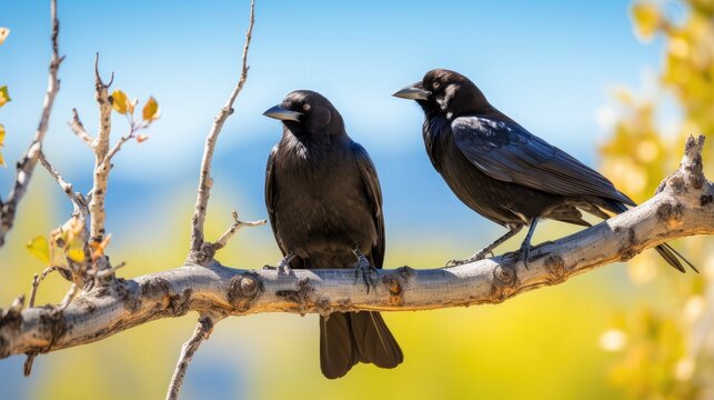 Blog Post Image of Birds of Black Birds in New Mexico
