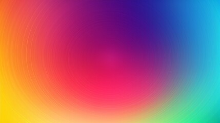 Vibrant Color Gradient Circle Background with Grain Noise Texture &ndash; Modern Digital Art for Creative Concepts and Trendy Designs