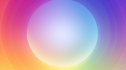 Vibrant Color Gradient Circle Background with Grain Noise Texture &ndash; Modern Digital Art for Creative Concepts and Trendy Designs