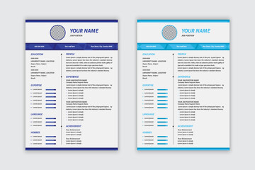 Modern Resume Template Design