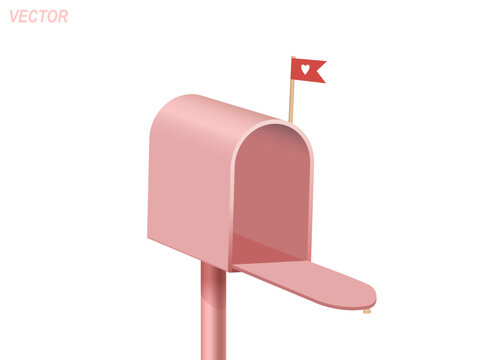 Mailbox. Vector image of an empty mailbox. Vector.