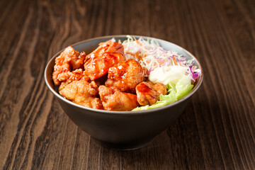 から揚げ丼