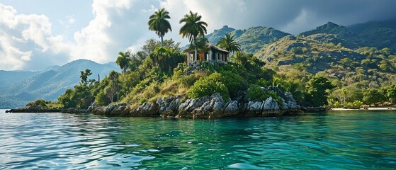 panoramic view of the island they call home. On Gilligan's Island, all technology was fashioned of rattan and bamboo owing to material constraints. ..