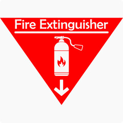 fire extinguisher symbol, liquid and foam fire extinguishers