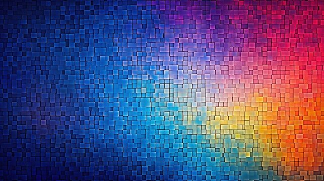  an image of a colorful background that looks like it has been made out of squares of different colors and shapes.