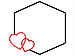 Heart Frame Background Valentine Day
