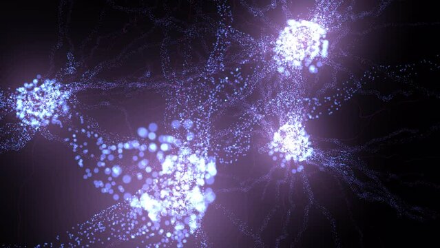 Dark matter web, structure, the scafolding of the universe, 4k 24p with alpha channel for transparency. 