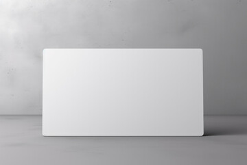 White gift card credit card layout