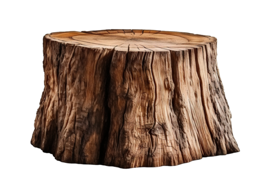 Tree stump cut out