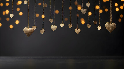 Valentine and heart with copy space wallpaper, Love celebration visuals, Valentine's Day and heart backdrop stock, Romantic scenes with space for text, Love moments in wallpaper