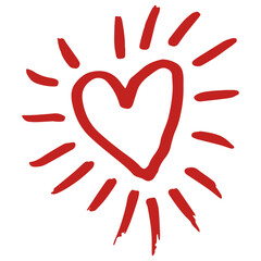 Pen line element. Simple sketch line style emphasis, attention, pattern elements. Vector illustration.