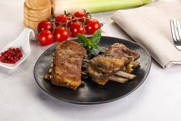 Roasted Lamb ribs with spices