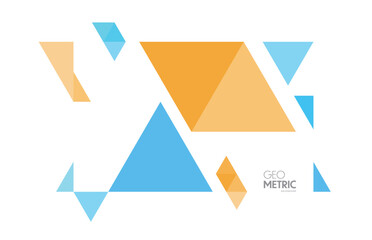 ポップな幾何学背景　ベクター素材