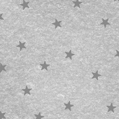 Gray paper pattern background with many stars