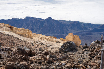 View from Mirador del Teide in Teide National Park, Tenerife, Canary Islands, Spain