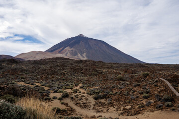 Mount Teide at Teide National Park, Tenerife, Canary Islands, Spain