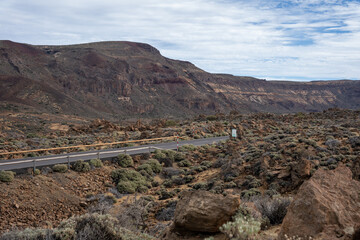 Landscape of Teide National Park, Tenerife, Canary Islands, Spain