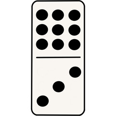 domino vector isolated icon. fun, game, activity symbol sign for web and mobile app