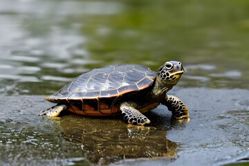 Obraz premium turtle in the water