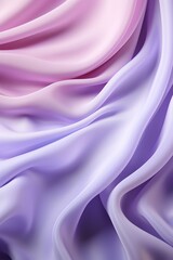 Gradient pink and purple silk fabric